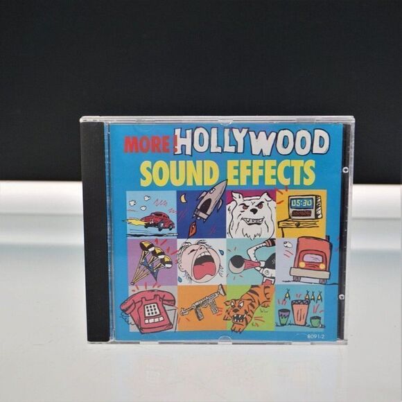 More Hollywood Sound Effects Various Artists Audio CD Vintage 1989 Compose Recor - Picture 1 of 6